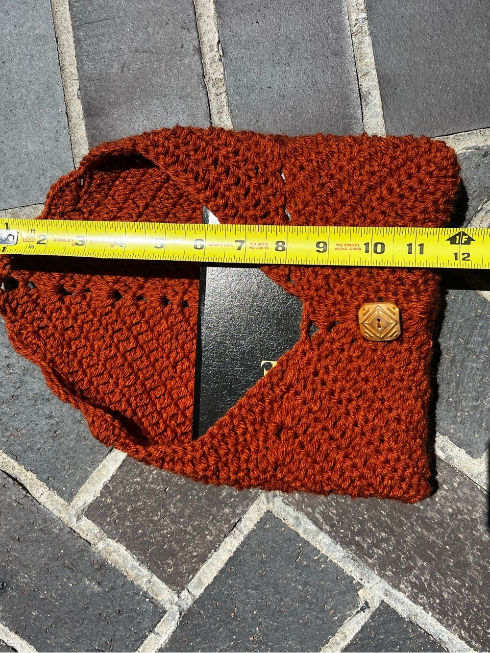 Hand Crocheted Custom Book Cover Book Sleeve for Traveling and Storage - Picture 14 of 16